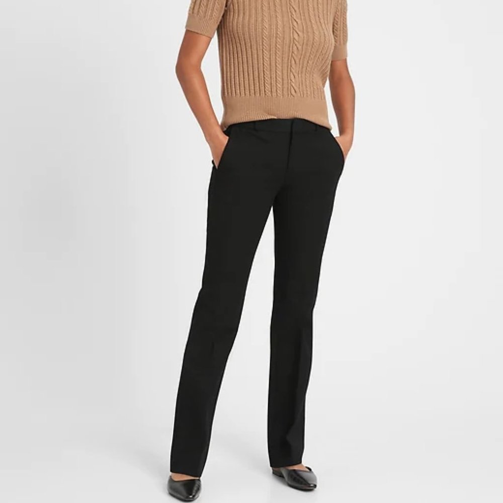 Logan Trouser-Fit Washable Wool-Blend Pant